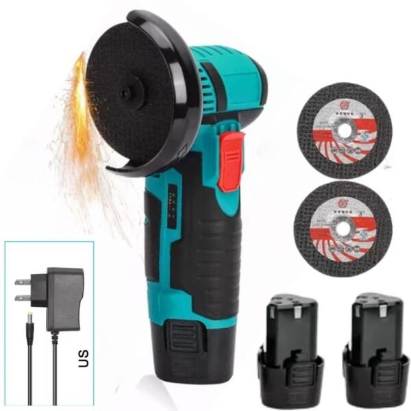Mini Pulidora Amoladora Inalambrica Portatil 12V Doble Bateria