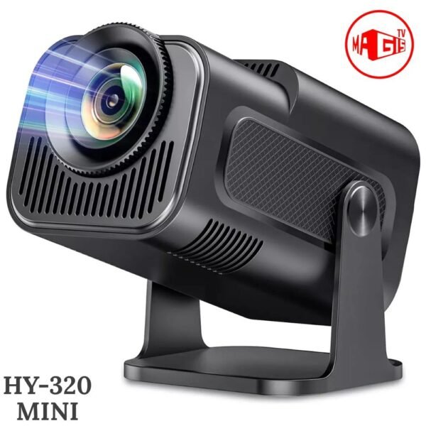 Proyector De Pantalla Android Tv Hy320 Mini Audio Bluetooth Wi-fi Integrados