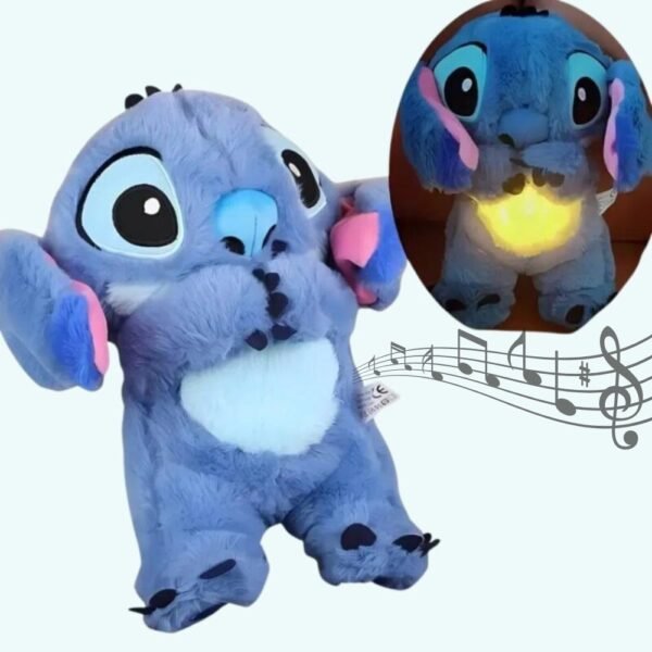 Stitch Peluche Que Respira Y Tranquiliza Sonido Antiestres