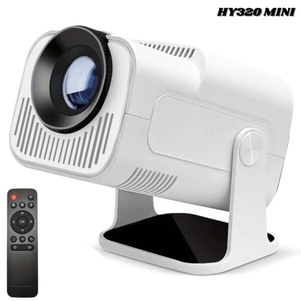 Proyector De Pantalla Android Tv Hy320 Mini Audio Bluetooth Wi-fi Integrados