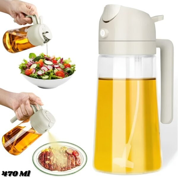 Botella Pulverizador Dispensador De Aceite 470Ml
