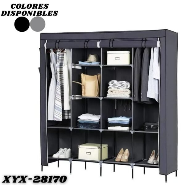 Closet Armario Ropero De Tela Plegable Portatil 12 compartimentos XYX-28170