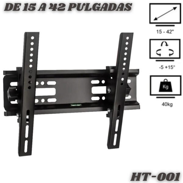 Base Soporte Televisor Ajustable 15´´ A 42´´ Pulgadas HT-001