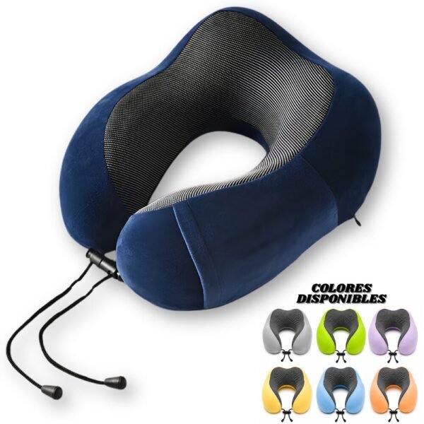 Almohada Cojin De Cuello Para Viaje Ergonomica