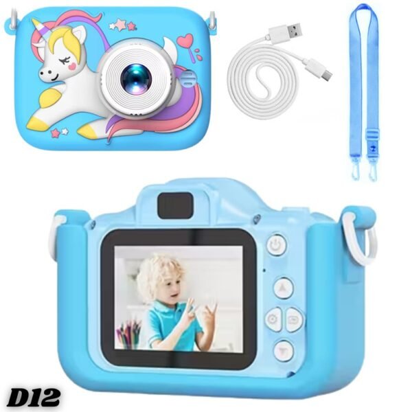 Camara De Fotografia Hd Digital Para Niños Pony Azul