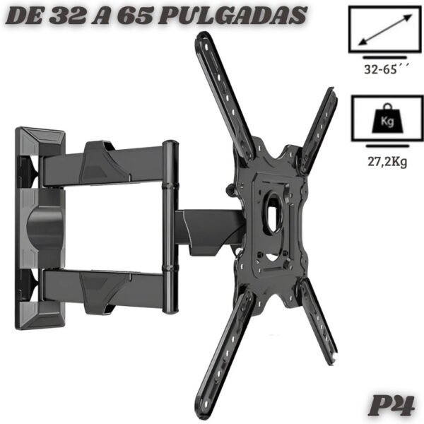 Base Soporte Televisor Ajustable 32 A 65 Pulgadas P4