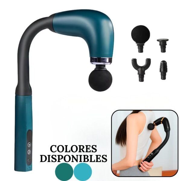 Pistola Masajeador Muscular Gun Extensor De Mano Recargable