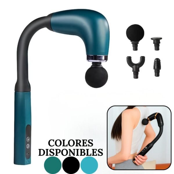 Pistola Masajeador Muscular Gun Extensor De Mano Recargable