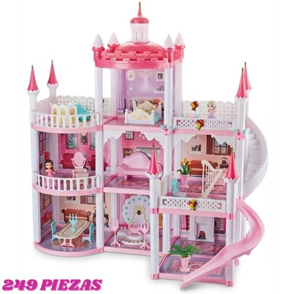 Juguete Set Castillo Armable X249 Piezas Juego Infantil Navideño