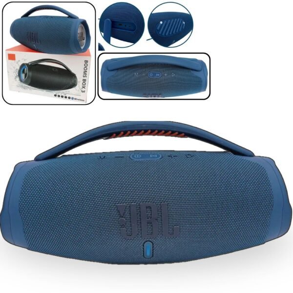 Parlante Bocina Jbl Generico Bluetooth Recargable Azul