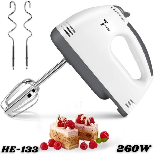 Batidora De Mano Electrica 7 Velocidades Multifuncional 260W
