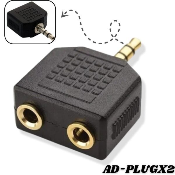 Adaptador Divisor Splitter De Audio 3.5 Mm