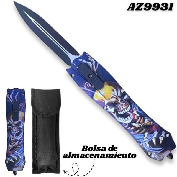 Navaja Tactica Salida Frontal Retractil Ñala Para Supervivencia