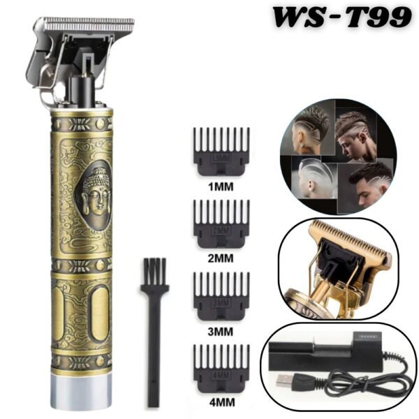 Maquina Patillera Afeitadora Corte De Pelo Inalambrica WS-T99