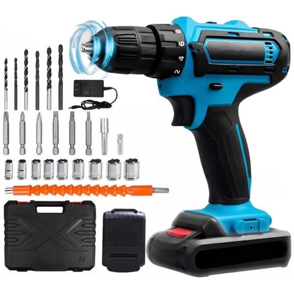 Taladro Destornillador Inalambrico Electrico Recargable