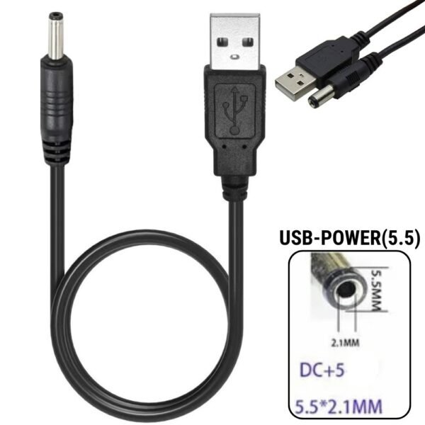 Cable de carga Usb 5.5 Cable De Poder