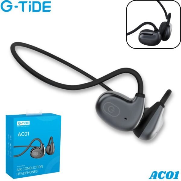 Audifonos Inalambricos Bluetooth Conduccion Osea G-tide AC01 Negro