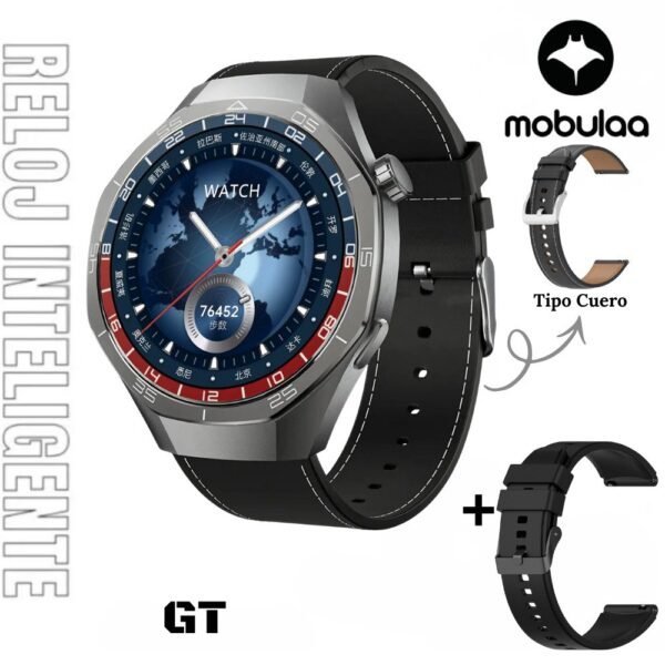 Reloj Inteligente Smartwatch Bluetooth Mobulaa Gt Negro