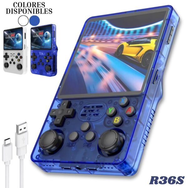 Consola De Videojuegos Retro Inalambrica Portatil R36S Reproductor De Juegos