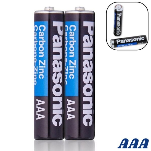 Pila Bateria De Carbono Aaa X2 Und Panasonic 1.5v