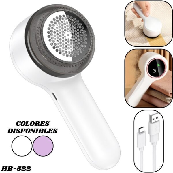 Extractor Removedor De Pelusas Quita Motas Para Ropa Viajero Recargable