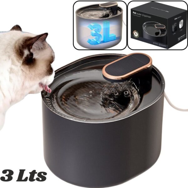 Bebedero Fuente Grifo De Agua Automatico Para Mascotas 3 Litros