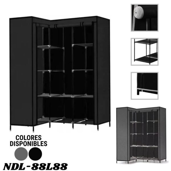 Closet Armario Ropero De Tela Plegable NDL-88L88