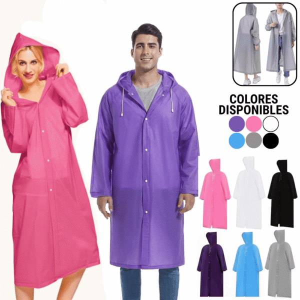 Chaqueta Carpa Impermeable Capa Poncho De Lluvia