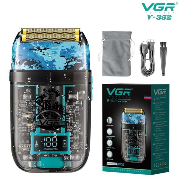 Maquina Rasuradora De Afeitar Shaver Vgr V-352