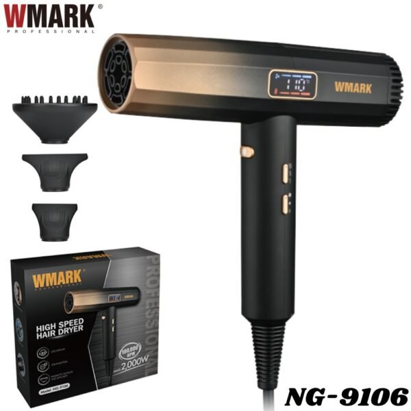 Secador Wmark Original Iones 2000W 100.000 RPM NG-9106
