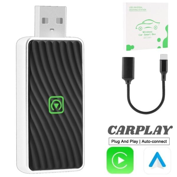 Adaptador Carplay Inalambrico Para Carro Dispositivo De Navegacion Portatil