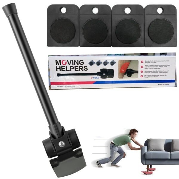 Palanca Base Soporte Con Ruedas Para Mover Muebles