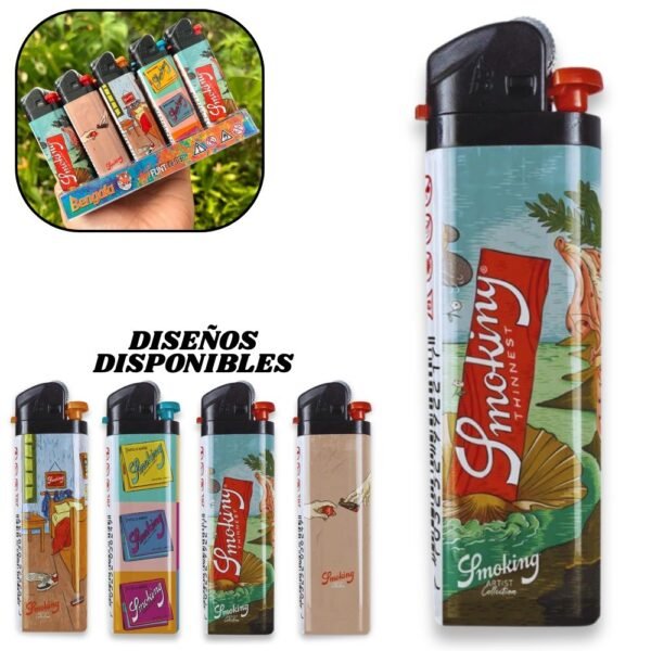 Candela Encendedor Rastrillo Diseños Smoking Unidad