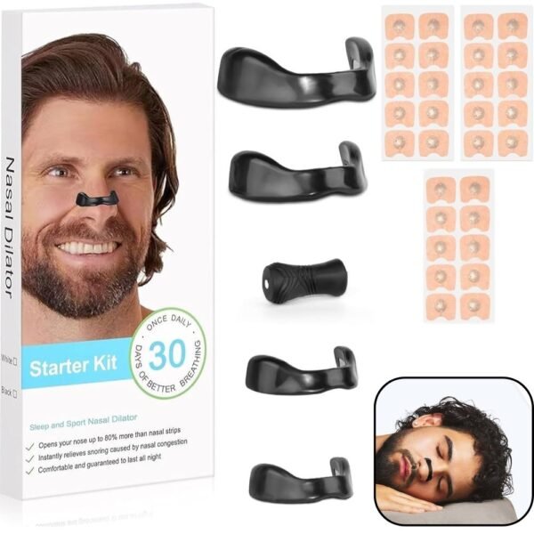 Kit Clip Nasal Magnetico Cinta Anti Ronquidos