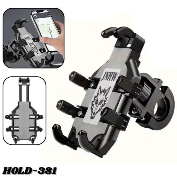 Holder Soporte Porta Celular Para Moto Manubrio Ajustable Hold-381