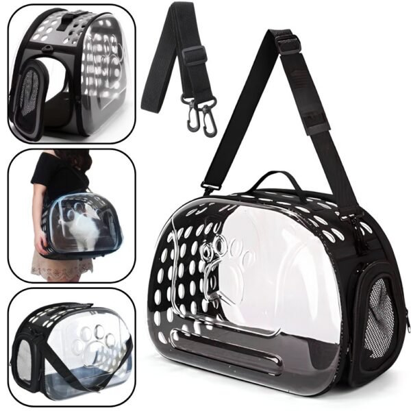 Maleta Canguro De Viaje Transportadora Para Mascotas Transpirable