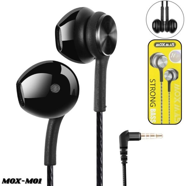 Audifonos Alambricos Manos Libres In Ear 3.5mm Moximas Mox-m01