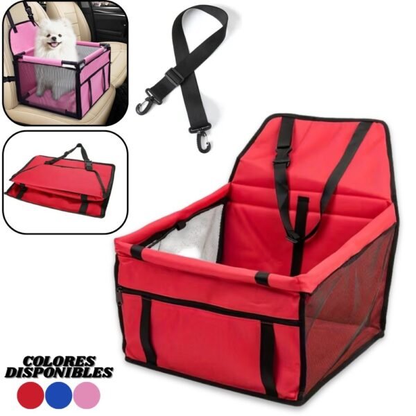 Silla De Seguridad Para Mascotas Asiento De Viaje Plegable