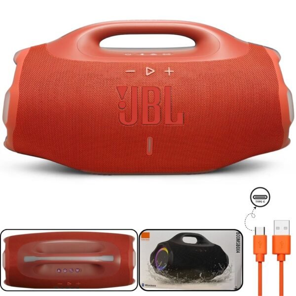 Parlante Bocina Jbl Boombox 4 Generico Bluetooth Recargable Rojo