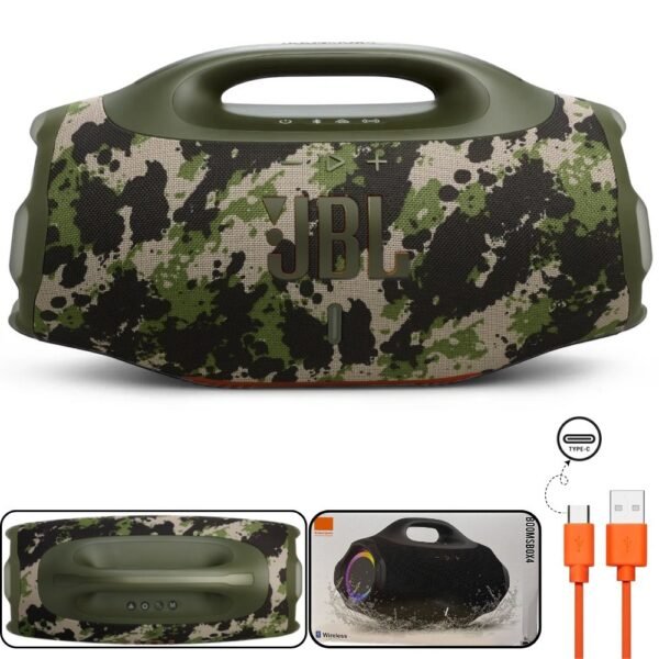 Parlante Bocina Jbl Boombox 4 Generico Bluetooth Recargable Camuflado