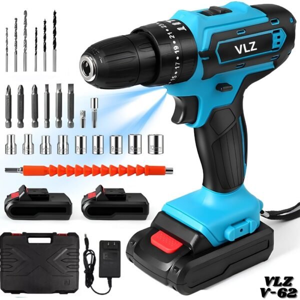 Taladro Destornillador Inalambrico Electrico Recargable V-62