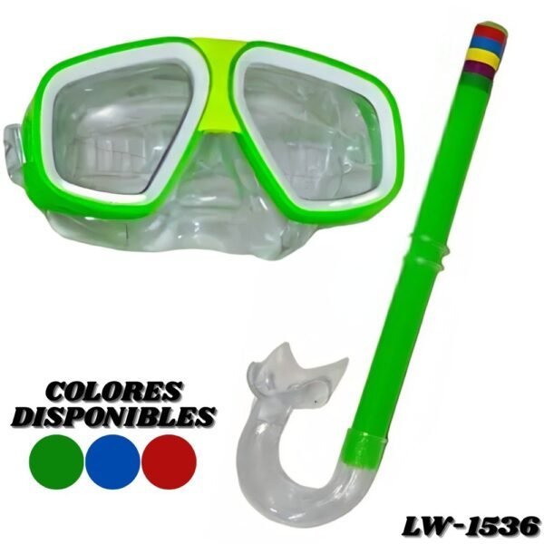 Kit De Buceo Snorkel Careta Mascara de Buceo Natacion