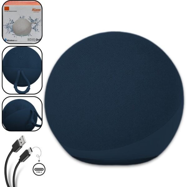 Parlante Bocina Alaxe Generico Bluetooth Recargable Azul