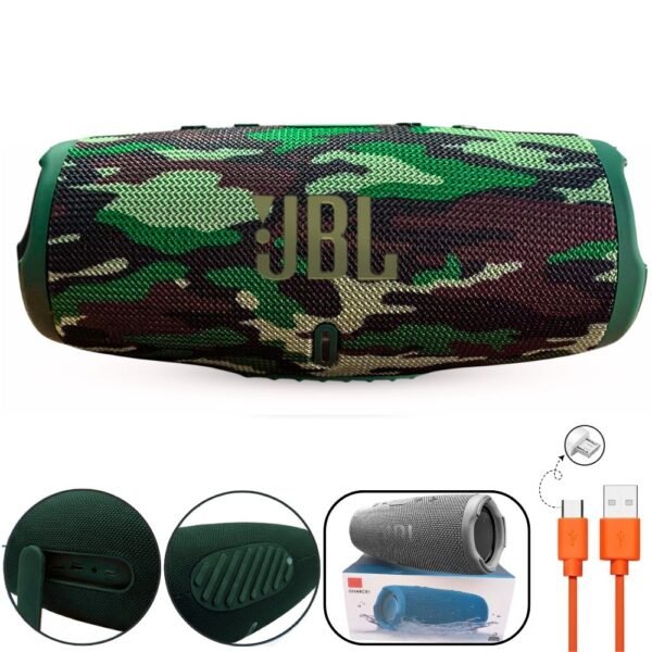 Parlante Bocina Jbl Charge 5 Generico Bluetooth Recargable Camuflado