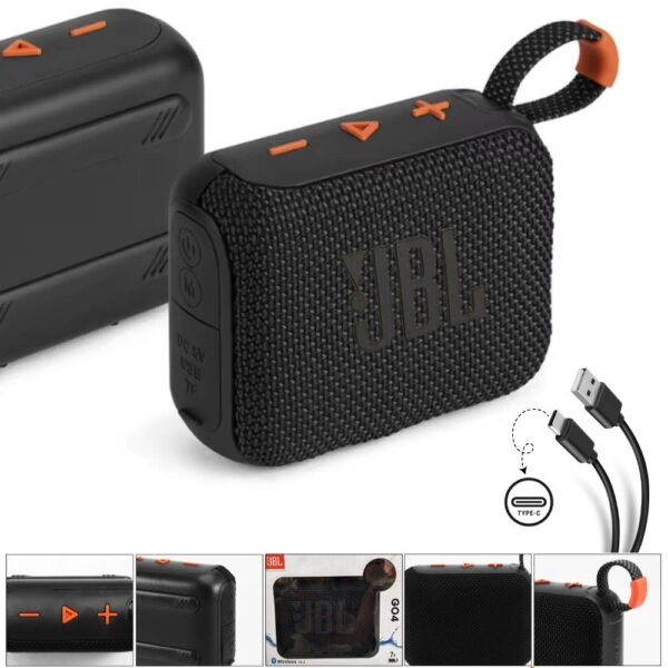 Parlante Bocina Jbl Go4 Generico Bluetooth Recargable Negro