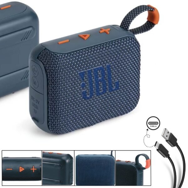Parlante Bocina Jbl Go4 Generico Bluetooth Recargable Azul