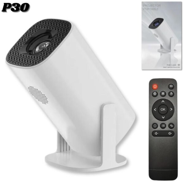 Proyector De Pantalla Android Tv P30 Audio Bluetooth Wi-fi Integrados