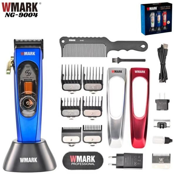 Maquina De Motilar Cortadora De Cabello Inalambrica Profesional 10000 Rpm Wmark Ng-9004
