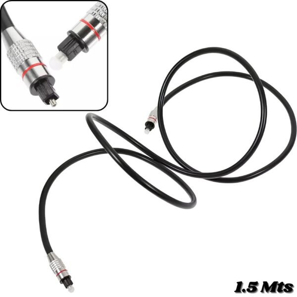 Cable Optico De Audio 1.5 Metros
