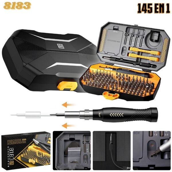 Kit De Destornilladores De Precision 145 Herramientas Manuales De Reparacion 8183